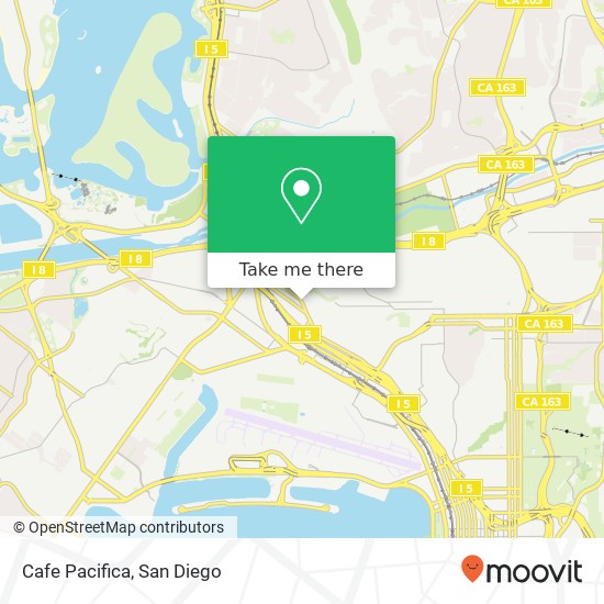 Mapa de Cafe Pacifica