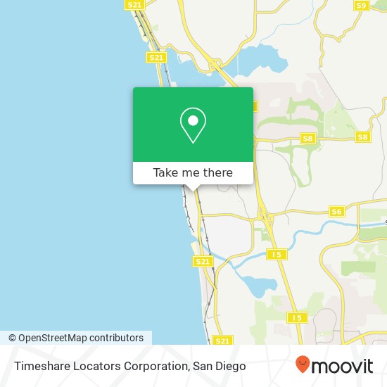 Timeshare Locators Corporation map