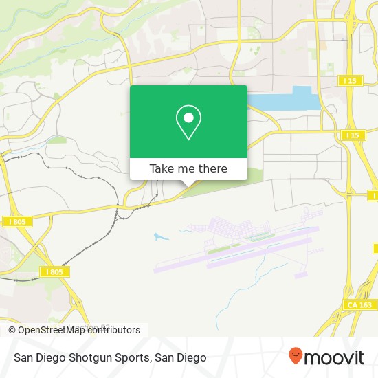 Mapa de San Diego Shotgun Sports