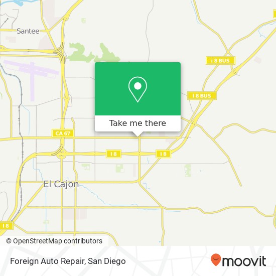 Foreign Auto Repair map