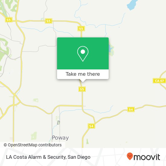 Mapa de LA Costa Alarm & Security
