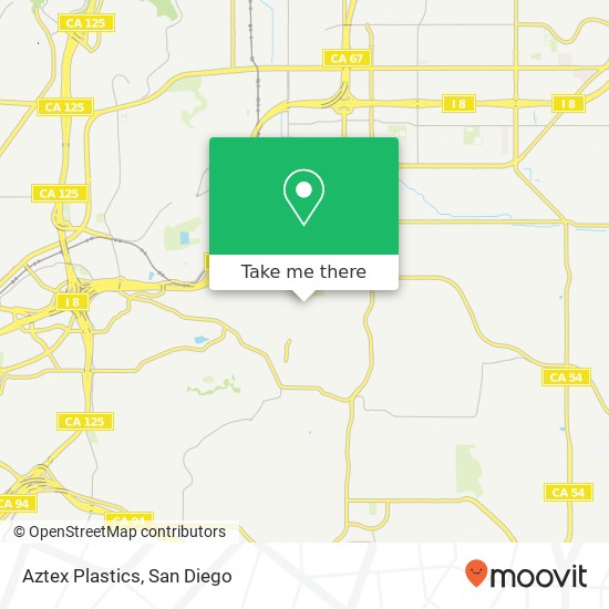 Mapa de Aztex Plastics