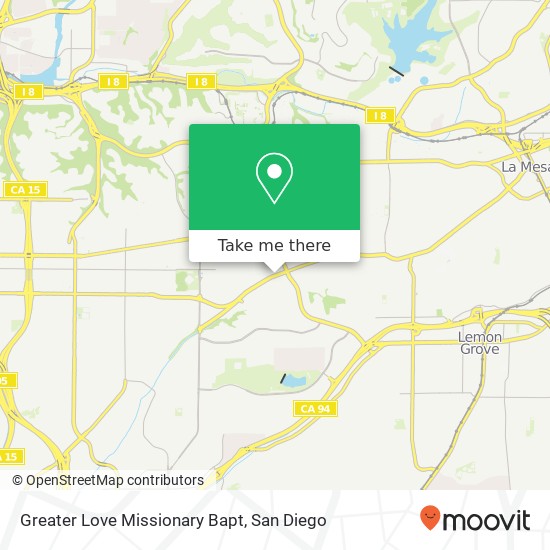 Mapa de Greater Love Missionary Bapt