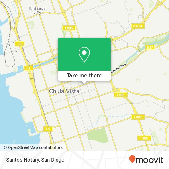 Santos Notary map