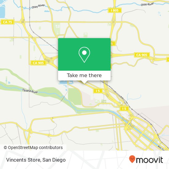 Vincents Store map