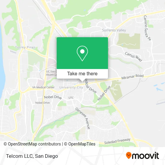 Mapa de Telcom LLC