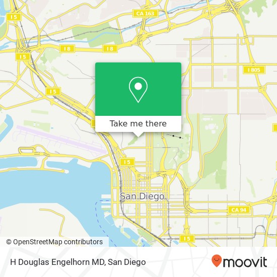H Douglas Engelhorn MD map