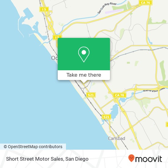 Mapa de Short Street Motor Sales