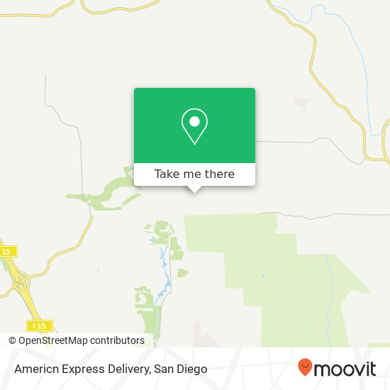 Americn Express Delivery map