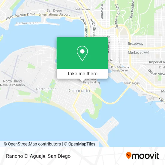 Rancho El Aguaje map