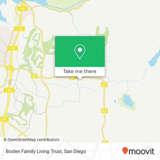 Mapa de Boden Family Living Trust