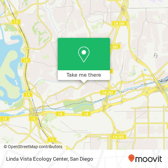 Linda Vista Ecology Center map