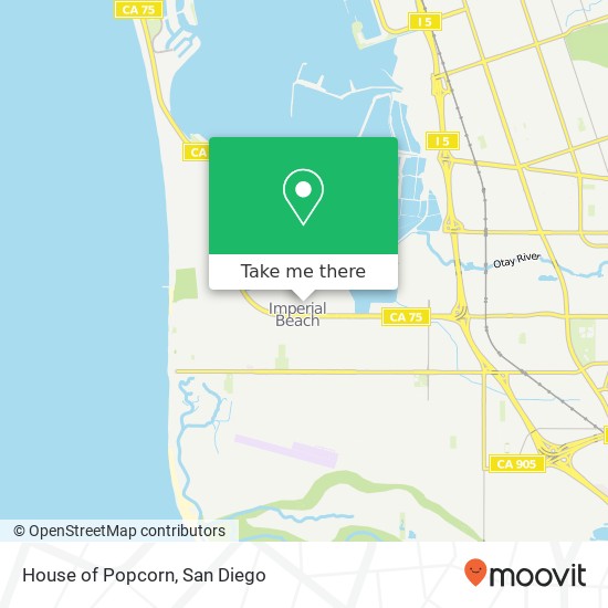 House of Popcorn map