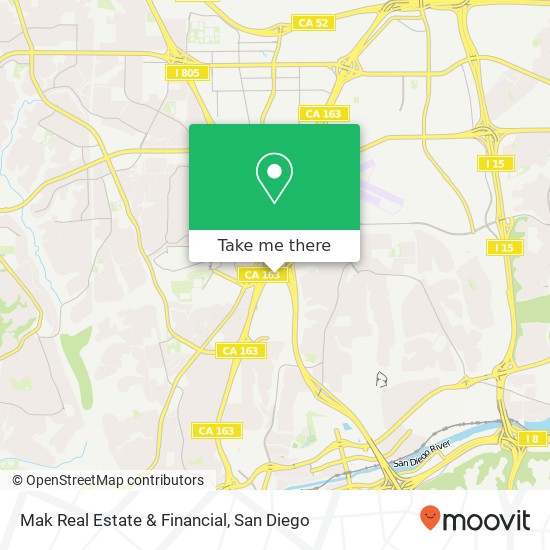 Mak Real Estate & Financial map