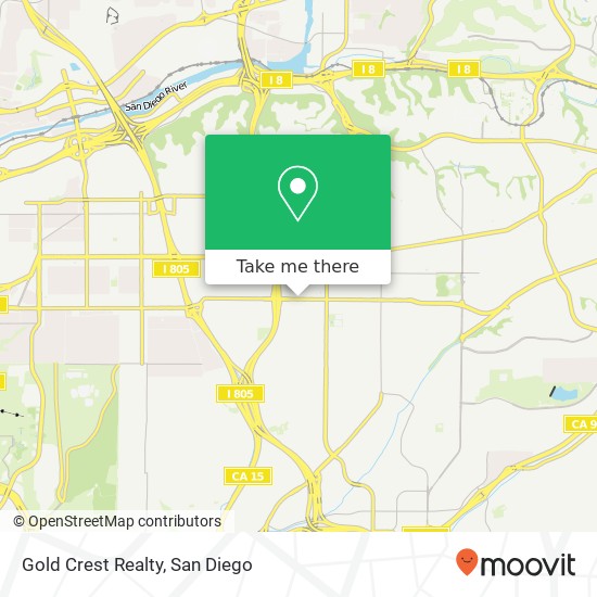 Gold Crest Realty map