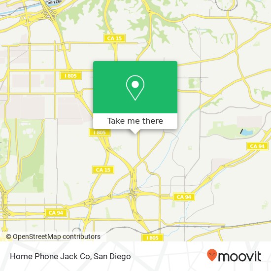 Mapa de Home Phone Jack Co