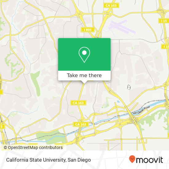 Mapa de California State University