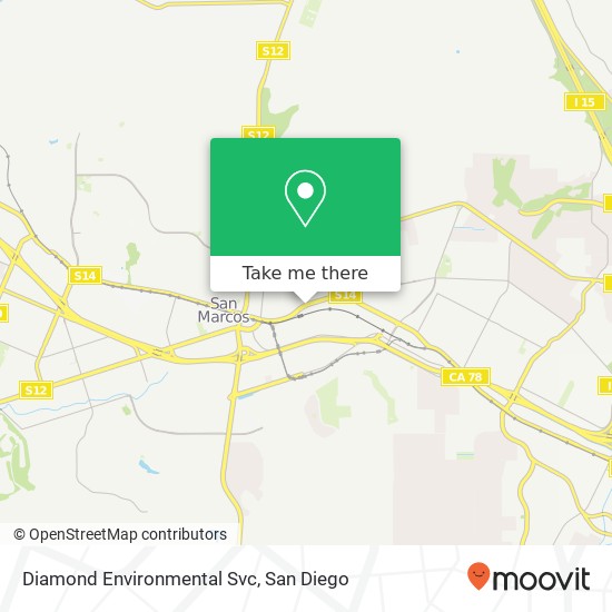 Diamond Environmental Svc map