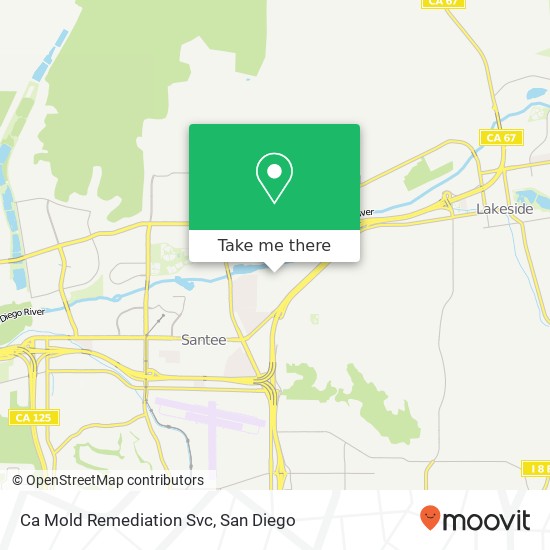 Ca Mold Remediation Svc map