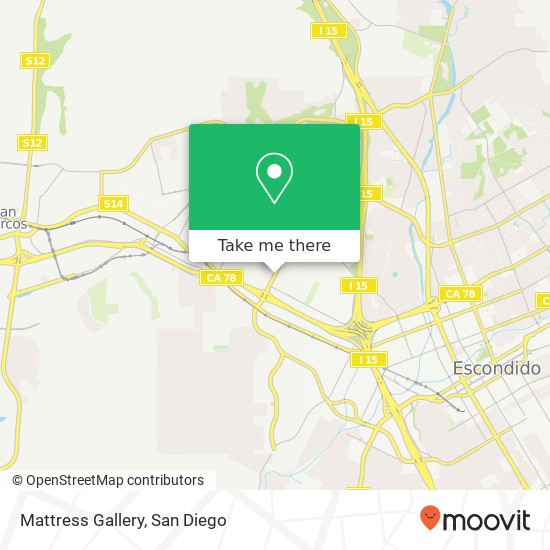 Mattress Gallery map