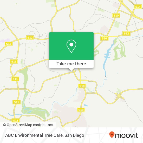 Mapa de ABC Environmental Tree Care