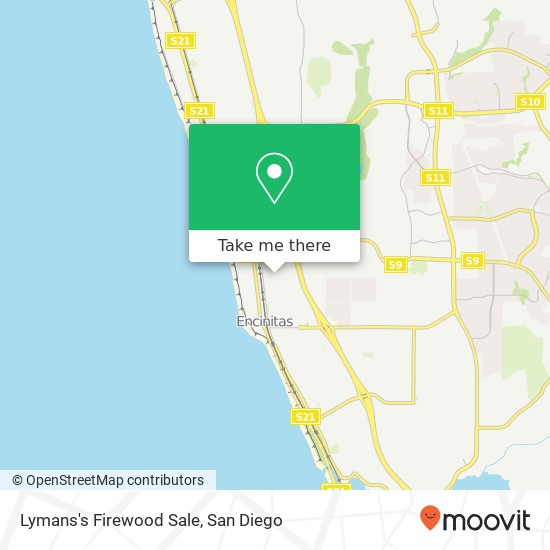 Lymans's Firewood Sale map