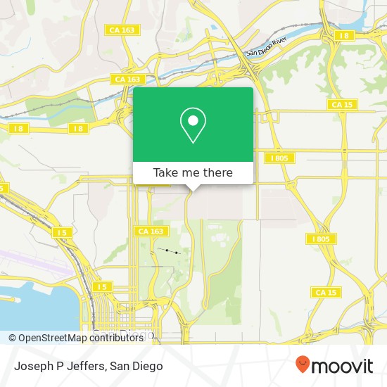 Mapa de Joseph P Jeffers