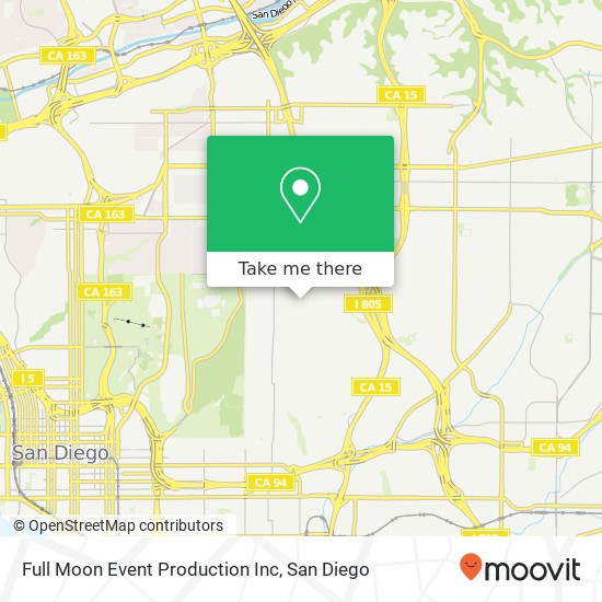 Full Moon Event Production Inc map
