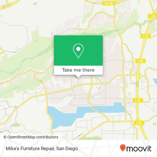 Mapa de Mike's Furniture Repair