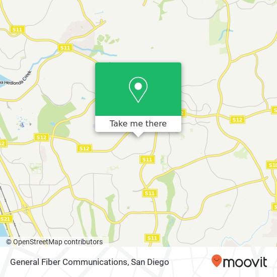 General Fiber Communications map