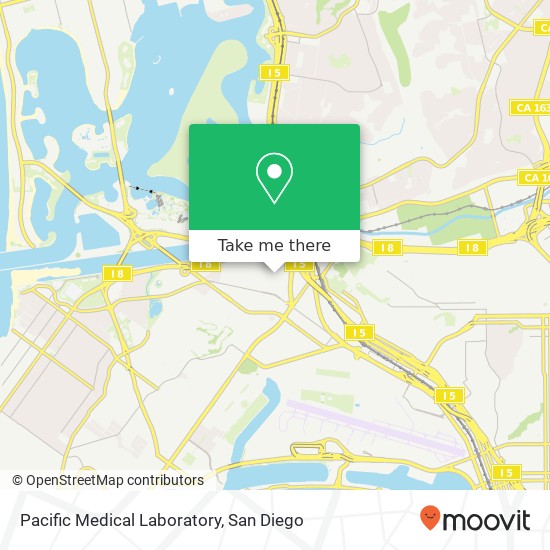 Pacific Medical Laboratory map