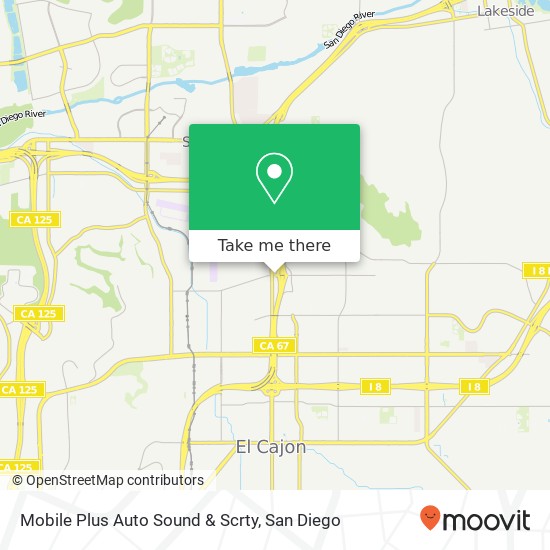 Mobile Plus Auto Sound & Scrty map