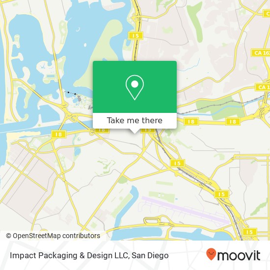 Mapa de Impact Packaging & Design LLC
