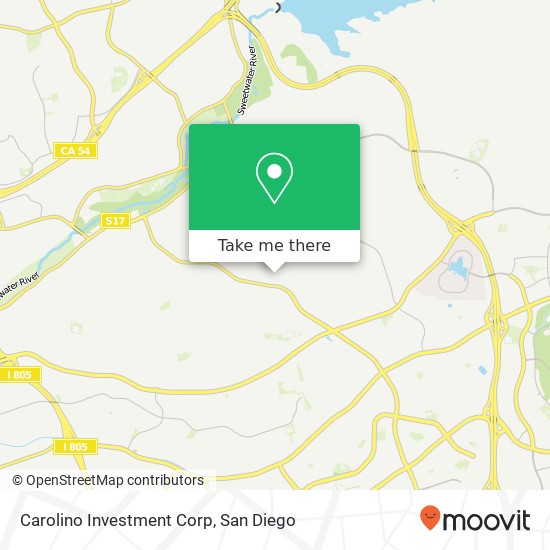 Carolino Investment Corp map