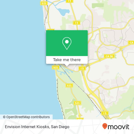 Mapa de Envision Internet Kiosks