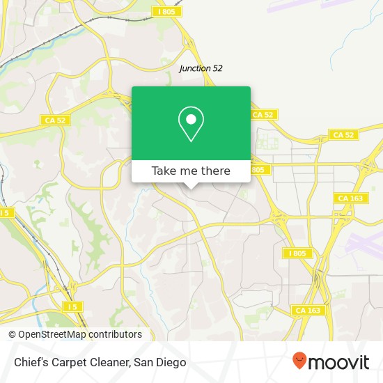 Chief's Carpet Cleaner map