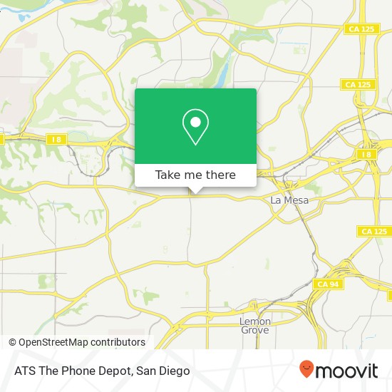 Mapa de ATS The Phone Depot
