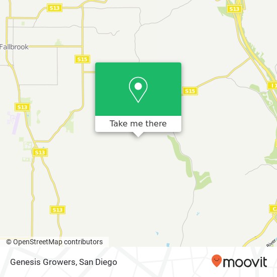 Genesis Growers map