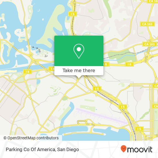 Parking Co Of America map