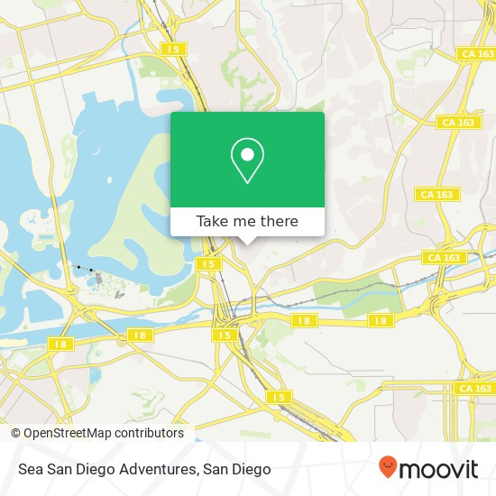 Sea San Diego Adventures map