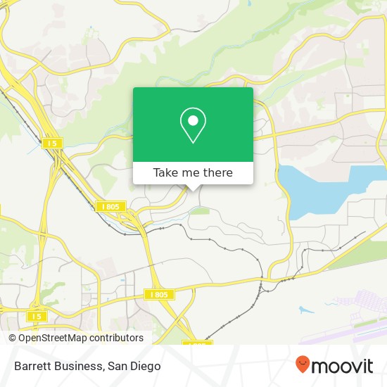 Barrett Business map