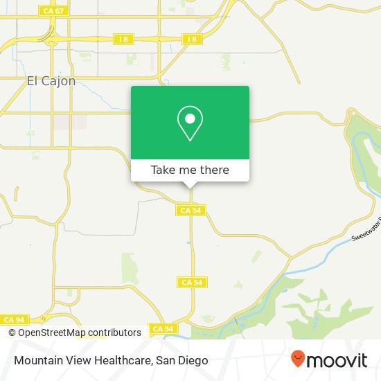 Mountain View Healthcare map