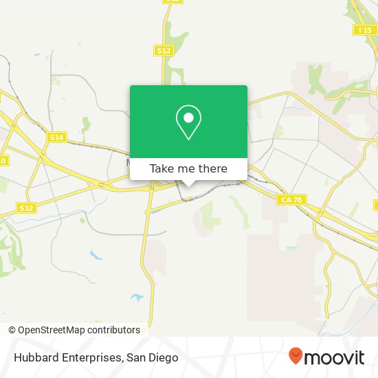Hubbard Enterprises map