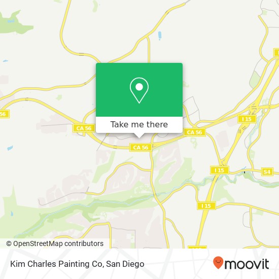 Mapa de Kim Charles Painting Co