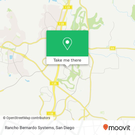 Mapa de Rancho Bernardo Systems