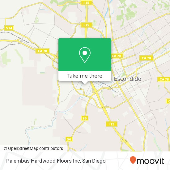 Mapa de Palembas Hardwood Floors Inc