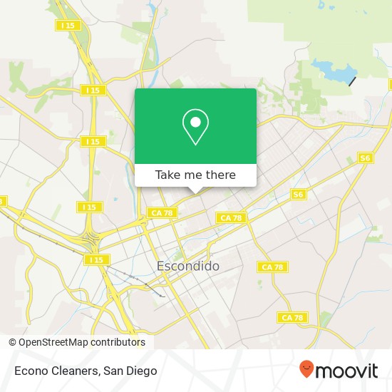 Econo Cleaners map