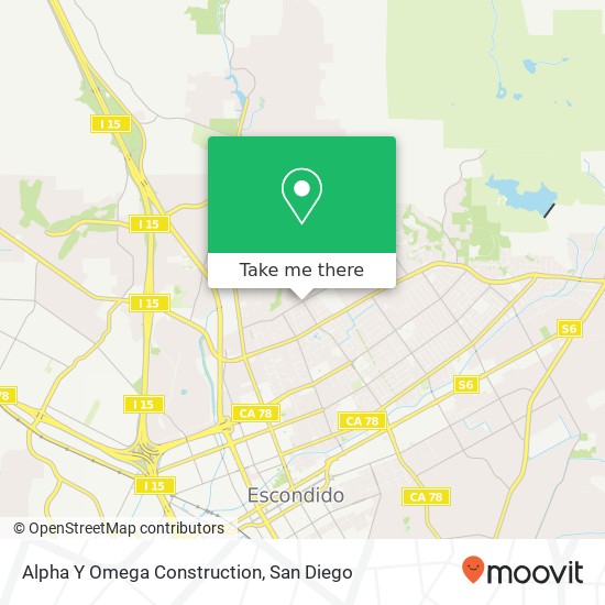 Alpha Y Omega Construction map