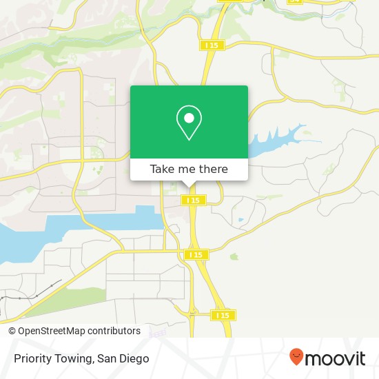 Mapa de Priority Towing