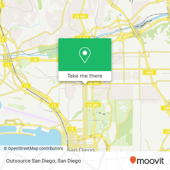 Outsource San Diego map